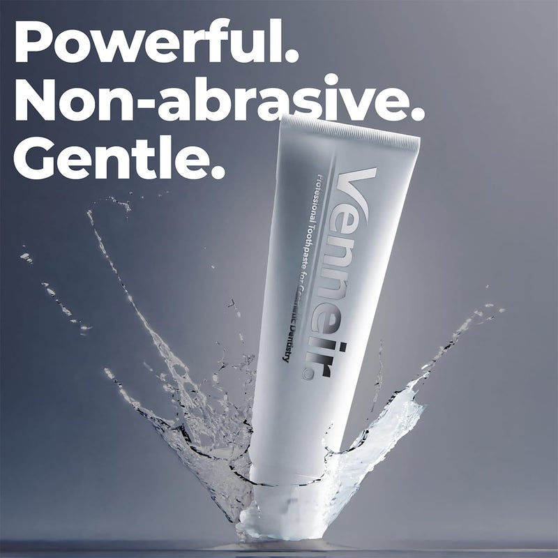 Venneir® Professional Toothpaste for Veneers, Implants, Bondings, Crowns & Sensitive Teeth - Stain Removing, Whitening, Natural, SLS Free, Pro Enamel Repair - Image 4